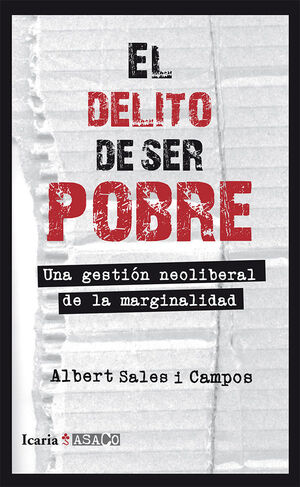 DELITO DE SER POBRE,EL.ICARIA