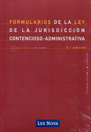 FORMULARIOS DE LA LEY DE LA JURISDICCIÓN CONTENCIOSO-ADMINISTRATIVO