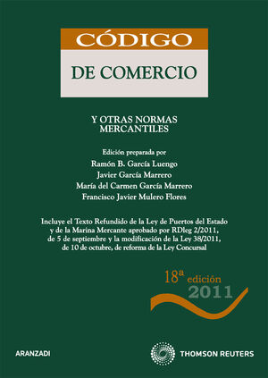 CODIGO DE COMERCIO Y OTRAS NORMAS MERCANTILES 18ª EDICION