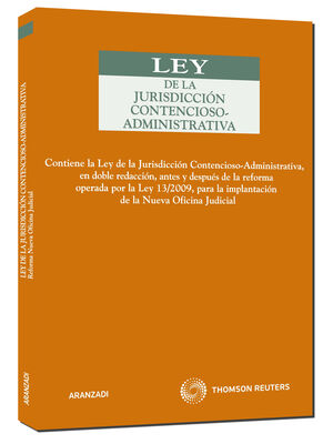 LEY JURISDICCION CONTENCIOSO ADMINISTRATIVA (DOBLE