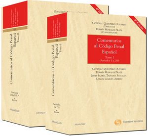 COMENTARIOS AL CÓDIGO PENAL ESPAÑOL, TOMO I