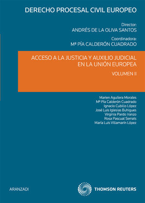 DERECHO CIVIL EUROPEO 2.ACCESO A LA JUSTICIA Y AUXILIO JUDICIAL E