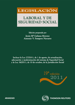 (19º) LEGISLACION LABORAL Y DE SEGURIDAD SOCIAL (OCT. 2011)