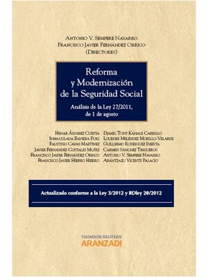 REFORMA Y MODERNIZACIÓN DE LA SEGURIDAD SOCIAL