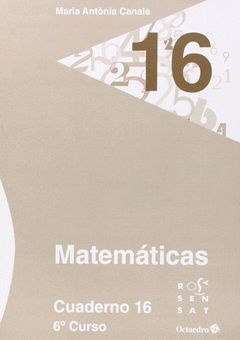 MATEMATICAS CUADERNO 16 6º CURSO