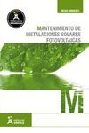 MANTENIMIENTO DE INSTALACIONES SOLARES FOTOVOLTAICAS