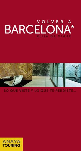BARCELONA.VOLVER A.ED13.ANAYA TOURING