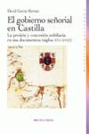 GOBIERNO SEÑORIAL EN CASTILLA,EL