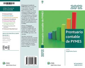 PRONTUARIO CONTABLE PARA PYMES 2012