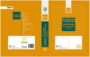 TODO SOCIEDADES DE RESPONSABILIDAD LIMITADA 2012-2013