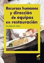 RECURSOS HUMANOS Y DIRECCION DE EQUIPOS EN RESTAURACION