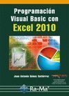 PROGRAMACIÓN VISUAL BASIC CON EXCEL 2010