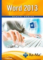 WORD 2013. MANUAL BÁSICO