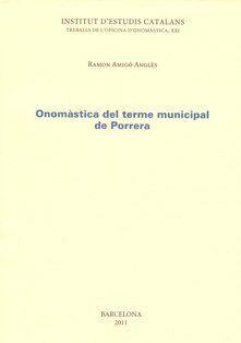 ONOMÀSTICA DEL TERME MUNICIPAL DE PORRERA