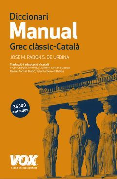 DICCIONARI MANUAL GREC CLASSIC-CATALA