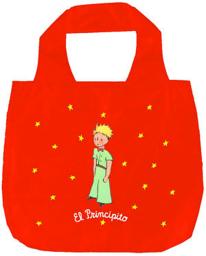 BOLSA PLEGABLE EL PRINCIPITO-NARANJA