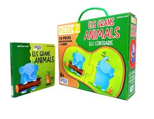 GRANS ANIMALS, ELS ( ELS CONTRARIS ) - 10 PECES PER ENCAIXAR+LLIBRE -