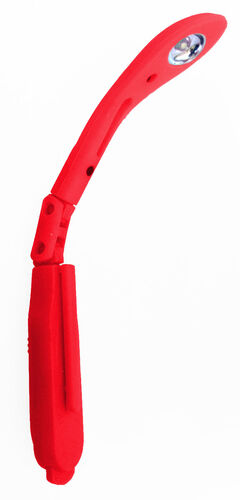 LAMPARA LUCY ROJA FLUOR