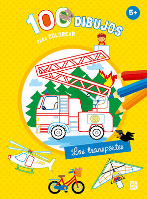 100 DIBUJOS COLOREAR TRANSPORTES