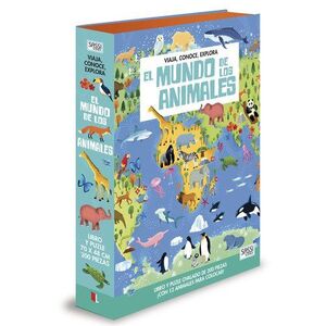 MUNDO DE LOS ANIMALES, LOS (LIBRO + PUZZLE OVALADO)