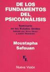 DE LOS FUNDAMENTOS DEL PSICOANALISIS