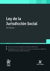 LEY DE LA JURISDICCION SOCIAL 16ª EDICION