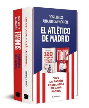 PACK 120 HISTORIAS DEL ATLETICO DE MADRID ; ETERNOS SIMEONE Y ARAGONES