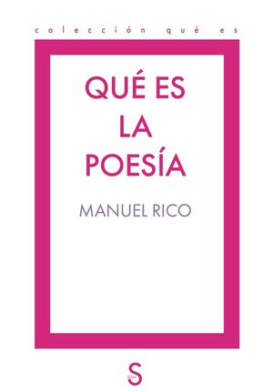 QUÉ ES LA POESÍA