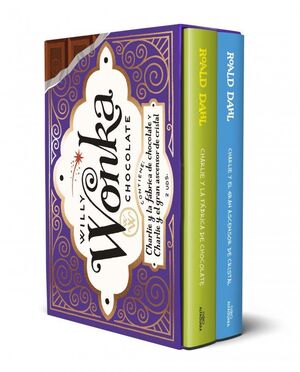 ESTUCHE DORADO DE WILLY WONKA (CONTIENE: WONKA Y CHARLIE Y LA FÁBRICA DE CHOCOL