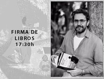 Máximo Huerta: Firma de libros