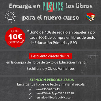 Reserva tus libros para el nuevo curso