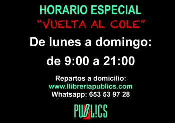 Horario especial VUELTA AL COLE