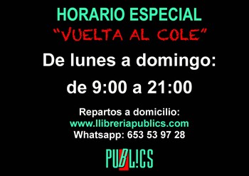 Horario especial VUELTA AL COLE